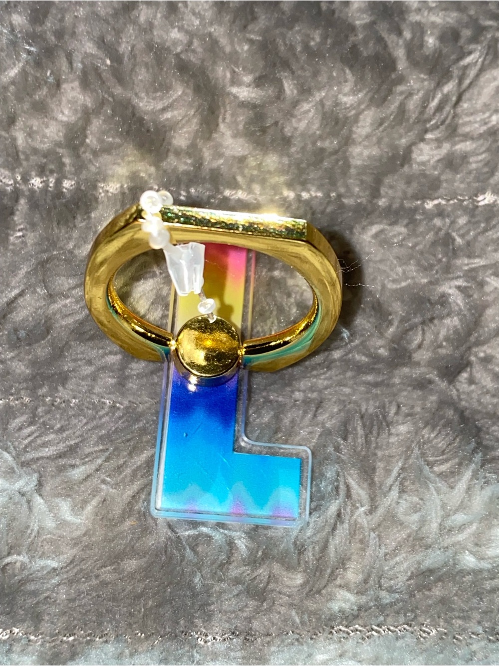 1-Popsocket Multicolor Acrylic Letter (L) - Picture 5 of 5